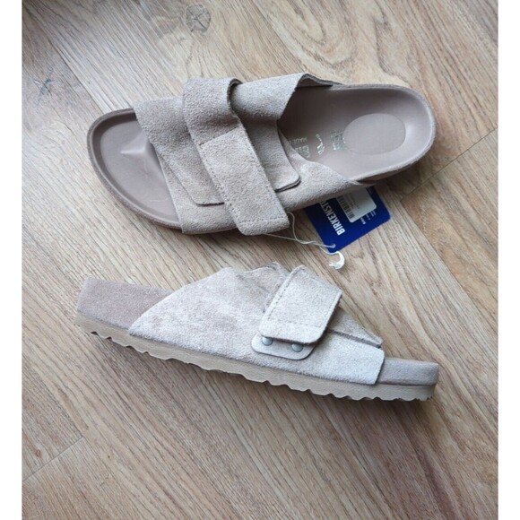 Birkenstock Kyoto Exquisite All Suede Sandals EU 38 Women 7-7.5 Monotone Gray - Picture 10 of 16